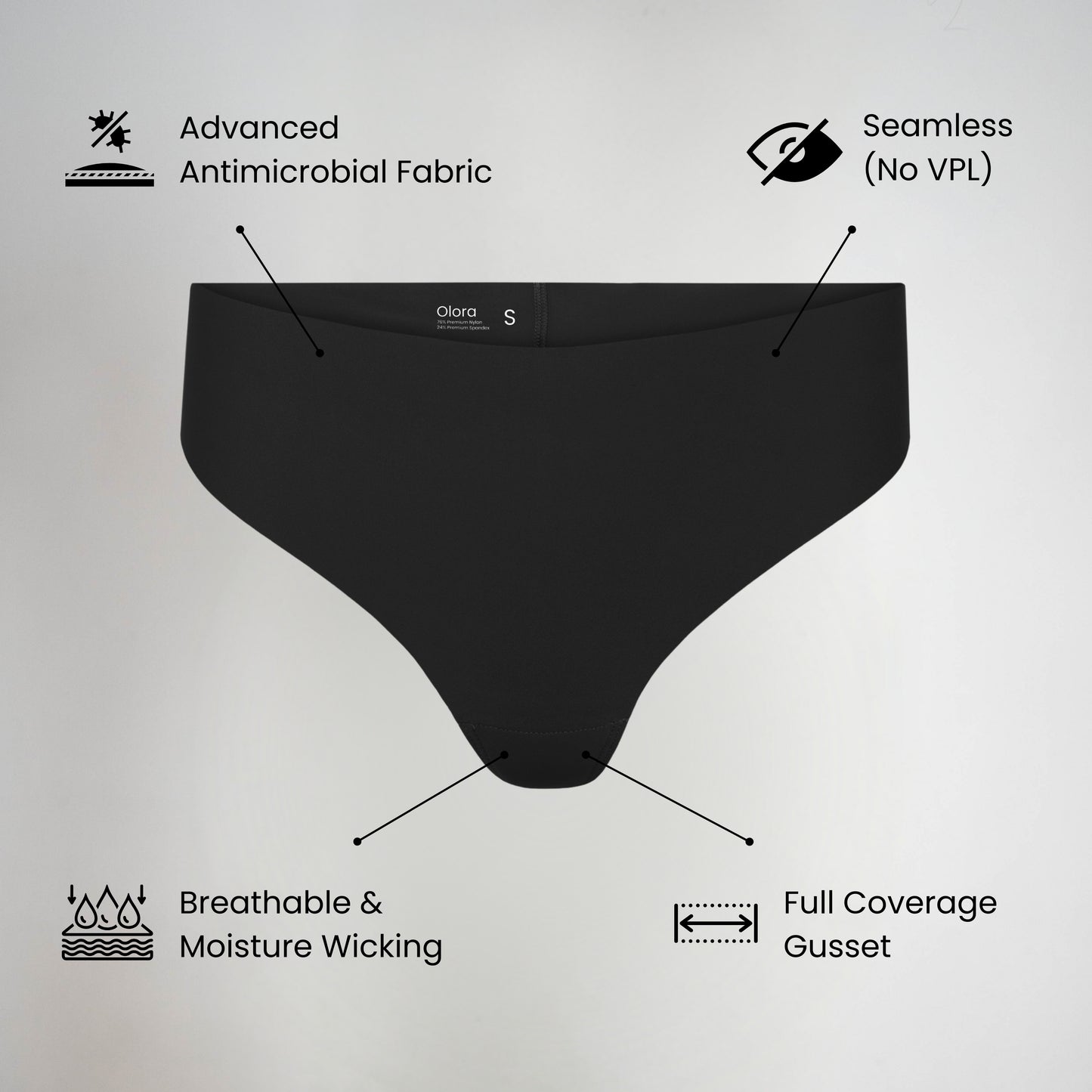 Olora The Everyday Thong 6 Pack