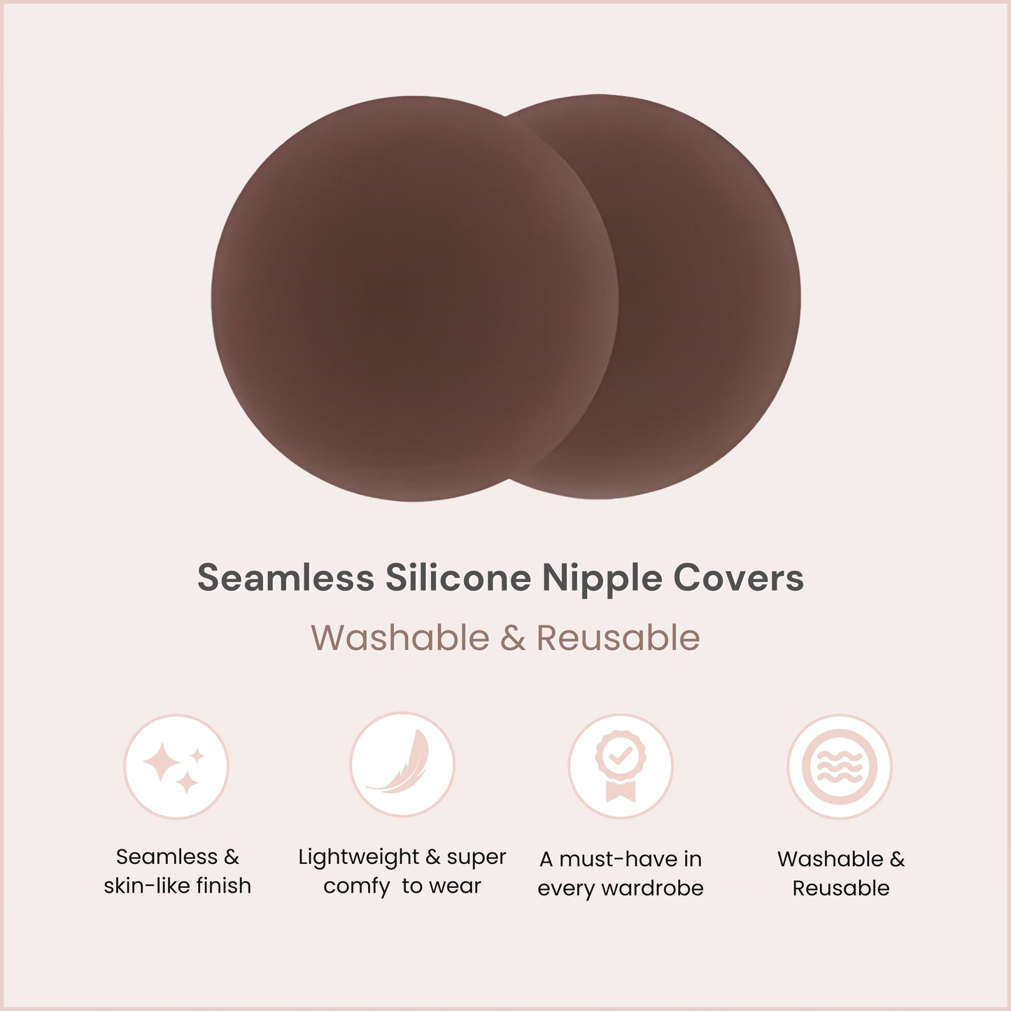 Olora Seamless Silicone Nipple Covers