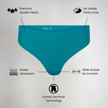 Olora Invisible Camel Toe Thong High Rise