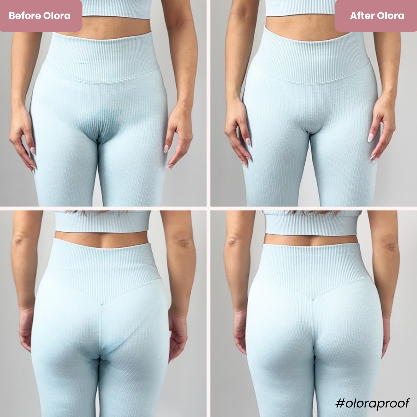 Olora Invisible Camel Toe Thong High Rise